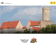 Tablet Screenshot of burg-museum-gnandstein.de